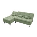 Ver imagem 4 de Sofá Cama Chaise Versátil 3 Lugares Boucle:boucle Oliva