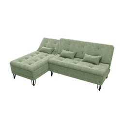 Sofá Cama Chaise Versátil 3 Lugares Boucle:boucle Oliva - 4