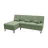Sofá Cama Chaise Versátil 3 Lugares Boucle:boucle Oliva - 2