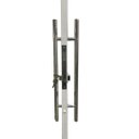Ver imagem 5 de Porta Lambril com Puxador, Friso e Vidro Alumínio Branco Linha 25:Esquerda/ 210 x 90