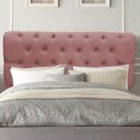 Ver imagem 1 de Painel Cabeceira Estofada Paris 160cm Cama Box Queen Suede Rose- Mabe Magazine