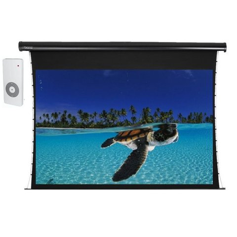 Tela de Projeção Elétrica Tensionada Tahiti 4:3 Vídeo 120 Polegadas 2,44 m x 1,83 m TTTE-004 - 110v