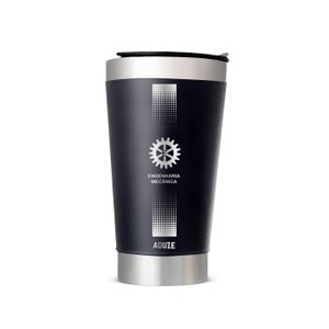 Copo Térmico Aduze V4 Engenharia Mecânica 500ml - Preto