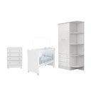 Ver imagem 1 de Quarto Infantil Doce Sonho Berço Simples Branco - Qmovi