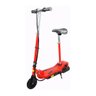 Patinete Elétrico com Banco Scooter 80kg Preto e Vermelho 24W - Vermelho - 1