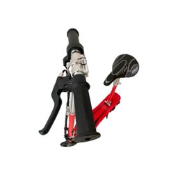 Patinete Elétrico com Banco Scooter 80kg Preto e Vermelho 24W - Vermelho - 4