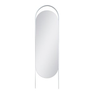 Espelho Decorativo de Chão Portal Fit Branco 150x43cm Oblongo