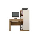 Ver imagem 1 de Mesa para Computador com Armário Office Valdemóveis Cinamomo/off White