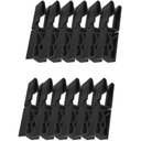 Ver imagem 2 de Kit 72 Prendedores de Roupas Preto Original Crippa Grampo Pregador Lavanderia