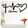 Adesivo Parede Frase Fé Amor Esperança - 1