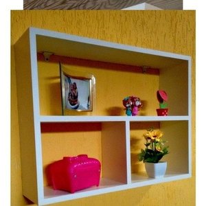 Nicho com Prateleira e Divisória 60lx46ax15p 100% Mdf