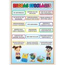 Ver imagem 1 de Painel De Lona Escolar regras escolares - 100x070cm
