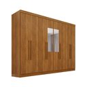 Ver imagem 2 de Guarda-Roupa Casal com Espelho 8 Portas 241cm Multimóveis Cinamomo