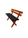 Ver imagem 6 de Mesa para Área Externa com 2 Bancos com Encosto Estofado Preto 120x80cm Kit Churrasco Mel