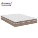 Ver imagem 4 de Cama Box Casal Bipartido Suede + Colchão Lis Molas Ensacadas Plumatex 138x188x64cm Cor:cinza