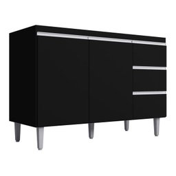 Balcão Andreia para Pia S/tampo 120cm Ajl Móveis - 1
