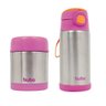 Kit Pote Termico + Garrafa Térmica Rosa Buba - 1
