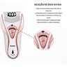 Depilador Elétrico Feminino Kemei 3x1 Pelos Corpo, Lixa o Pé - 6