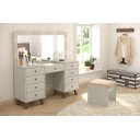 Ver imagem 1 de Penteadeira com Camarim El com Banqueta Cor Rosa Pt