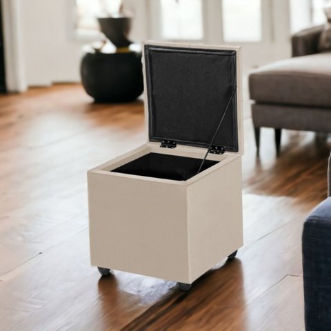 Baú Banqueta Organizador Porta Brinquedo Assento Decorativo
