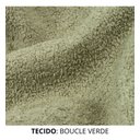 Ver imagem 5 de Poltrona Amamentação Verde Boucle Balanço Quarto Bebê Nina