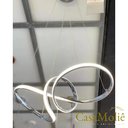 Ver imagem 2 de Lustre Led Infinity Moderno 40w 58 Cm Prata C/ Controle