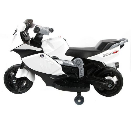 MOTO ELETRICA INFANTIL 6V BMW BRANCA BRINQUEDOS BANDEIRANTE 2627