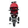TRICICLO FERRO INFANTIL PEDAL CARRINHO PASSEIO BEBE CAPOTA VERMELHO MC4833VM - 2