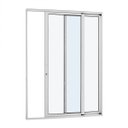 Ver imagem 1 de Porta de Correr Alumínio 2 Folhas Esmaltada Alumifort 216,5 x 160,5cm Sasazaki