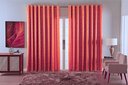 Ver imagem 2 de Cortina Jacquard Luxo em Tecido Semi Blackout Sala 3,00x2,80:terra Cota