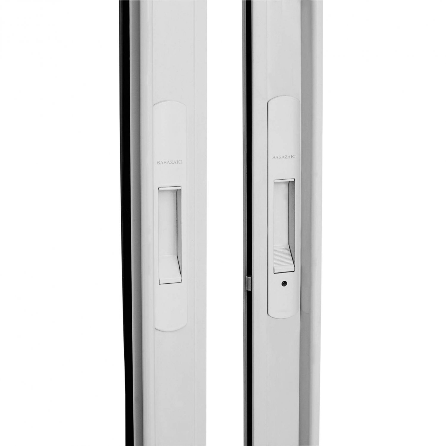 Porta de Correr Alumínio com Vidro Temperado Esmaltada Alumifort 216,5cm x 200,5cm Sasazaki - 4