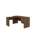 Ver imagem 1 de Mesa em L para Escritório com 3 Gavetas Me4106 Tecno Mobili