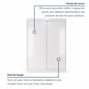 Ver mais imagens de Guarda Roupa Solteiro Premium Kiara 138cm 2 Portas 2 Gavetas Yescasa Branco