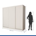 Ver imagem 7 de Guarda Roupa Casal Premium Itália 205,9cm 3 Portas 4 Gavetas Yescasa