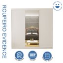 Ver imagem 3 de Guarda Roupa Casal Premium Evidence 205,9cm com Espelho 3 Portas 4 Gavetas Yescasa Branco