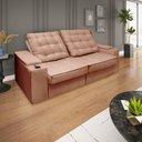 Ver imagem 2 de Sofá Retrátil e Reclinável 2,30m com Usb – Conforto Premium para Sala, Assento Profundo e Design Mod