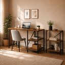 Ver imagem 1 de Kit Mesa Star 110 + Estante 3 Prateleiras