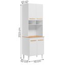 Ver imagem 4 de Paneleiro Duplo Intenza com 4 Portas Branco