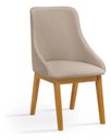 Ver imagem 2 de Kit 2 Cadeiras Verona Linho Bege para Sala de Jantar e Cozinha Elegante