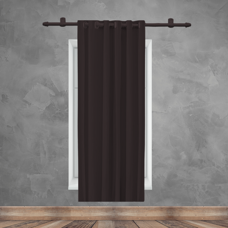 Cortina 1Folha Blackout PVC Corta Luz 140x180 Admirare Cor: Tabaco Cortina 1Folha Blackout PVC Corta Luz 140x180 Admirare Cor: Tabaco