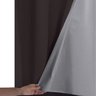 Cortina 1Folha Blackout PVC Corta Luz 140x180 Admirare Cor: Tabaco - 2
