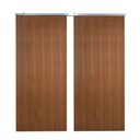 Ver imagem 1 de Porta Dupla de Correr P- Verniz Kit Alumínios 210x180