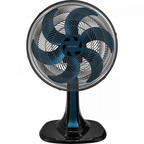Ventilador de Mesa 30cm 127V Turbo6 Azul Ventisol