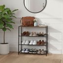 Ver imagem 2 de Organizador Sapateira Prateleira 4 Andares Porta Objetos Sapatos Sandalia Organizacao Decoracao Quar