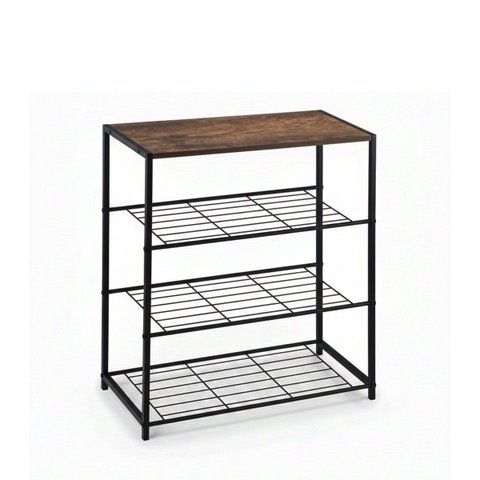 Organizador Sapateira Prateleira 4 Andares Porta Objetos Sapatos Sandalia Organizacao Decoracao Quar