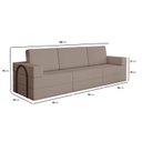Ver imagem 4 de Sofá Cama À Vácuo 3 Lugares Linha Modular Flip Magic