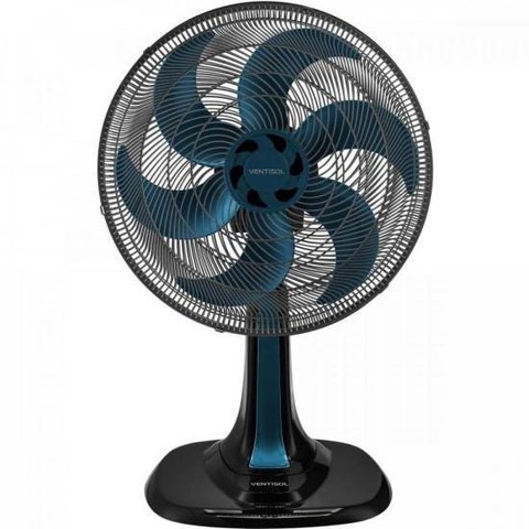 Ventilador de Mesa 40cm 127V Turbo6 Azul Ventisol