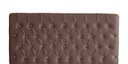 Ver imagem 2 de Kit Estrela Cabeceira de Cama Painel e Calçadeira Baú Botão Cristal Queen 160 Cm Suede Rosê Eli Móve