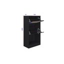 Ver imagem 4 de Kit 2 Sapateiras Tropical 2 Portas Multiuso Vertical Poquema