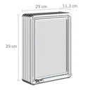 Ver imagem 3 de Espelheira para Banheiro 1 Porta 29CMX39CM Cinza